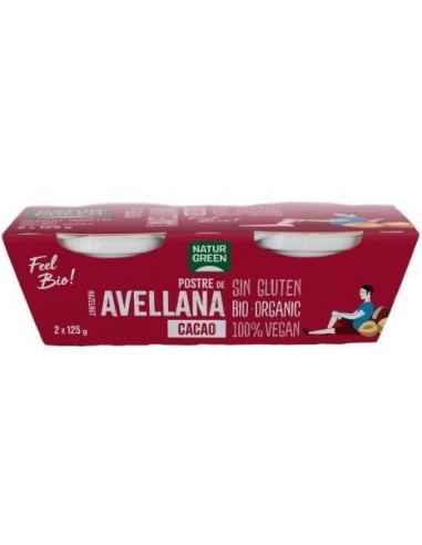 Postre de Avellana con Cacao Bio