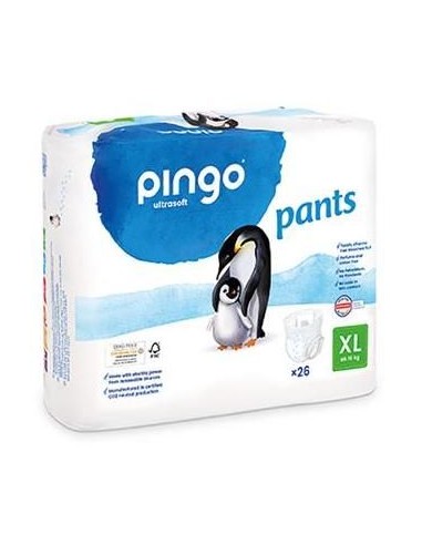 Pañales Braguita T6 Bio Pingo 26 unidades, suaves y ecológicos