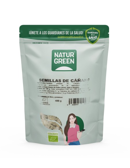 Sementes de Cânhamo Orgânicas Naturgreen 400 Grs por Naturgreen