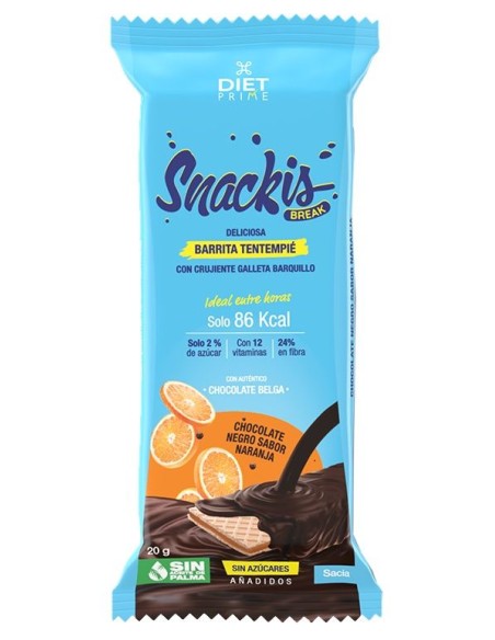 Snackis Choco Negro + Naranja Herbora: Sabor y energía natural