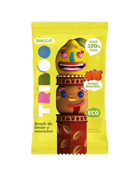 Snack Bio Limón y Manzana Smileat 25 g – Natural y Saludable
