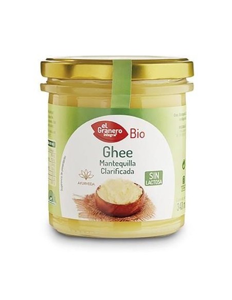 Ghee Ayurvédico El Granero Integral 340 ml - Mantequilla Pura