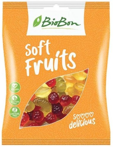 Caramelos de Goma Bio Frutas Sin Gelatina 100 g Biobon
