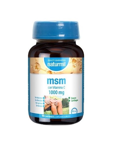 MSM + Vitamina C 1000 mg 90 Comprimidos Dietmed - Salud Óptima