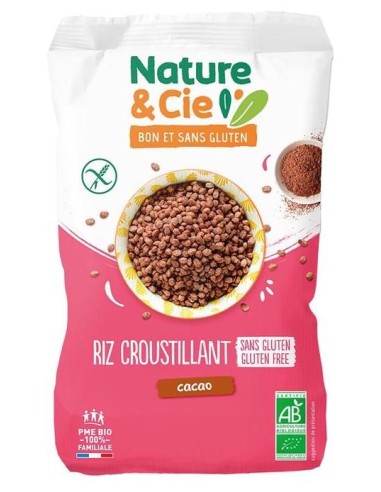 Arroz Tufado com Chocolate Bio Sem Glúten Nature&Cie 200g