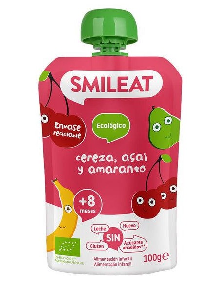 Bio Bolsa de Cereja, Açaí e Amaranto Smileat 100 g