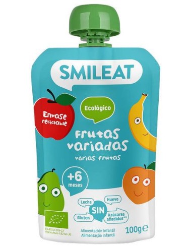 Bolsa de Frutas Sortidas Bio 100g Smileat – Lanche Saudável
