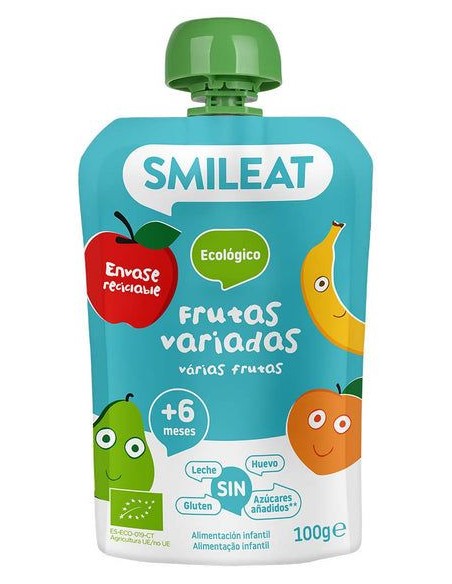 Bolsa de Frutas Sortidas Bio 100g Smileat – Lanche Saudável