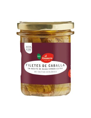 Filetes de Caballa Bio 195 g | El Granero Integral Saludable