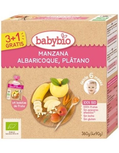 Pack Smoothies de Manzana, Albaricoque y Plátano