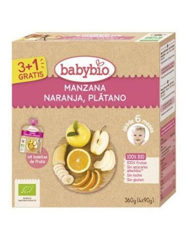 Pack Smoothies de Manzana, Naranja y Plátano