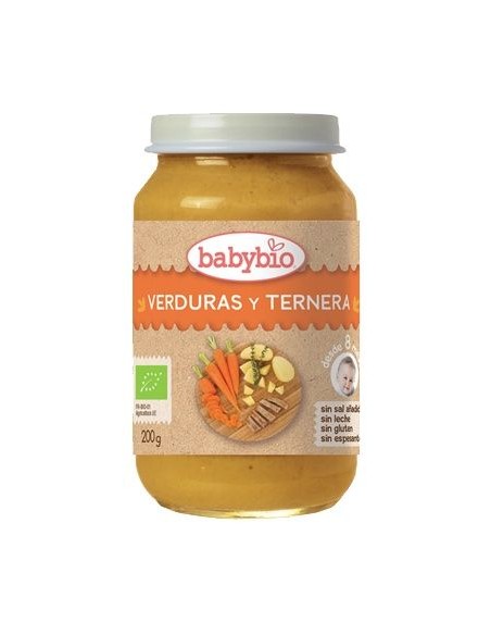 Potito Bio Verduras y Ternera Babybio 8 meses 200g