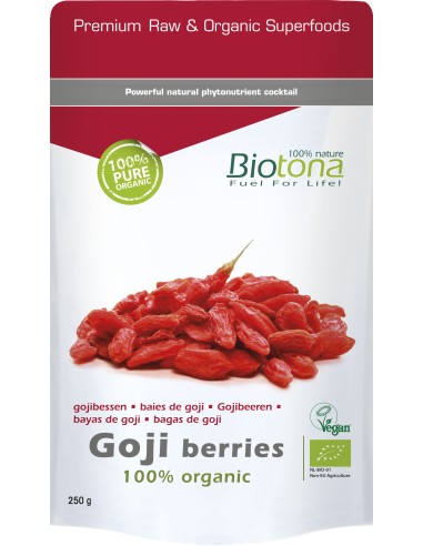 Goji Berries Orgánicas Biotona – Antioxidantes Naturales Saludables