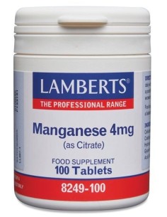Manganeso Citrato 4Mg. 100 Cap. de Lamberts 2