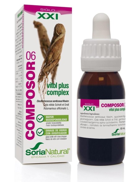 Composor 06 Vitol Plus Complex Xxi 50Ml. de Soria Natural