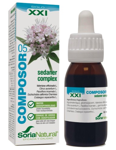 Composor 05 Sedaner Complex Xxi 50Ml. de Soria Natural