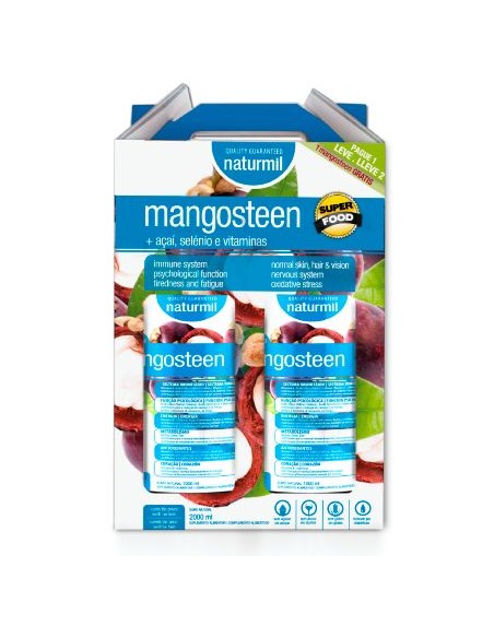 Mangosteen Plus Pack Economico Zumo Natural 1000 + 1000 Ml De Dietmed