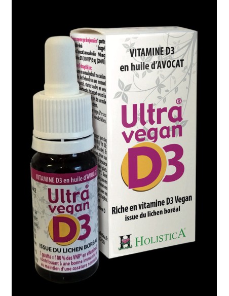 Ultra Vegan D3 Gotas 8ml Holística | Vitamina D Vegana Natural