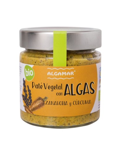Paté Vegetal con Algas, Zanahoria y Cúrcuma