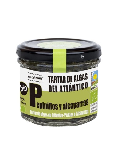 Tartar de Algas del Atlántico Pepinillos y Alcaparras