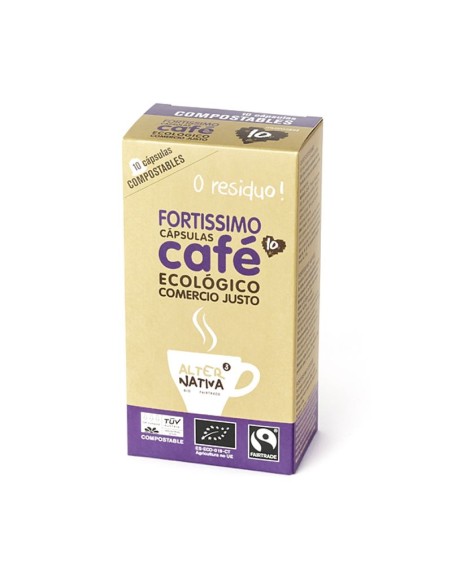 Café Fortissimo Bio-Ft. 10Uds 5G Cápsulas