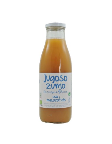 Zumo Uva - Melocotón Bio, 100% Exprimido 750 ml