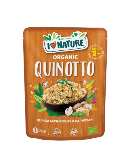 Quinotto Chanpiñones y Parmesano de I Love Nature