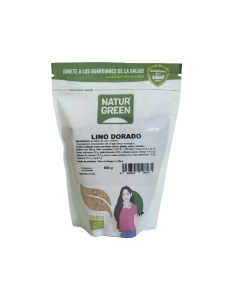 Lino Dorado Bio 500 G de Naturgreen