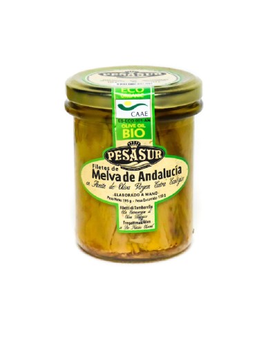 Filetes de Melva (Tarro Cristal) de Pesasur