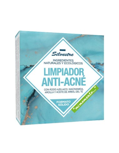 Limpador Facial Sólido Selvagem Anti Acne Pele Perfeita