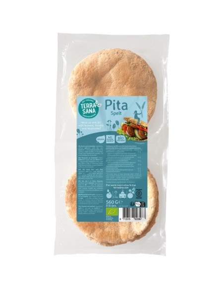 Pão Pita de Espelta Integral Terrasana Saúde e Sabor Natural