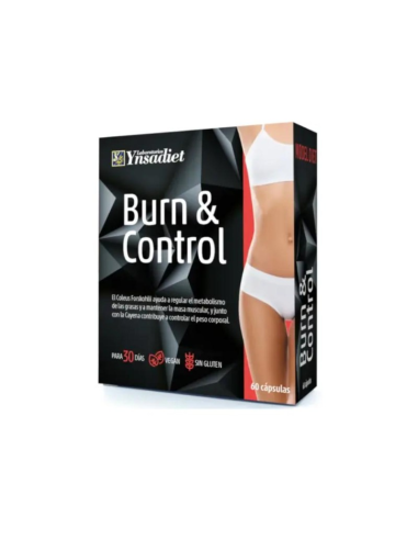 Burn & Control Ynsadiet 60 cápsulas para quemar grasa eficaz