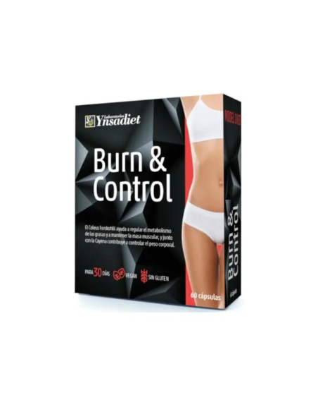 Burn & Control Ynsadiet 60 cápsulas para quemar grasa eficaz