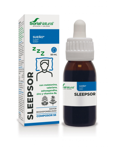 Composor 55 Sleepsor 50 ml Soria Natural  Sueño y Relax Natural