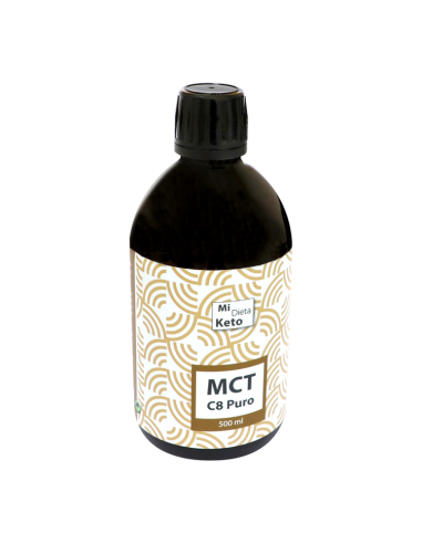 Aceite MCT C8 Puro 500ml | 100% Natural y Energizante