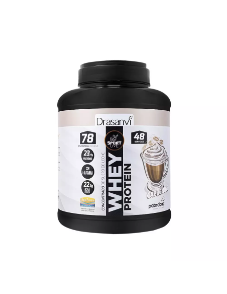 Whey Protein Cappuccino 1450g Sport Live Qualidade Drasanvi