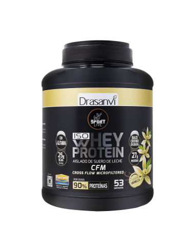 Whey Protein Isolado Baunilha 1.6Kg Sport Live Drasanvi