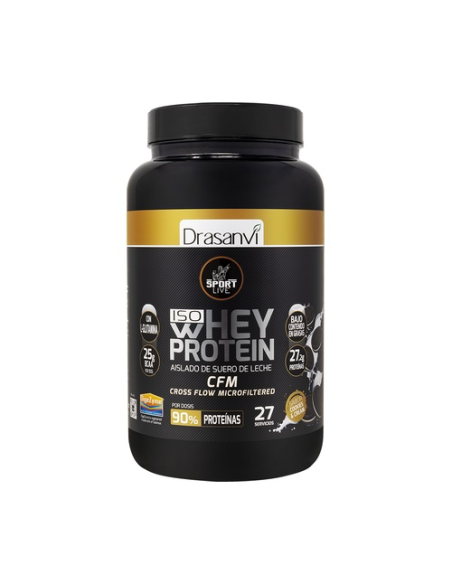 Biscoitos e Creme Whey Protein Isolado 800G Sport Live Drasanvi