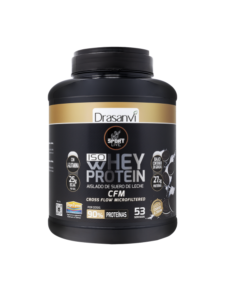 Whey Protein Isolado Biscoitos E Creme 1.6Kg Sport Live Drasanvi