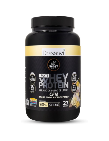Whey Protein Isolado Choco Blanco 800G Sport Live Drasanvi