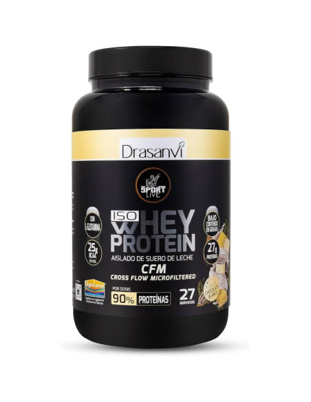 Whey Protein Isolado Choco Blanco 800G Sport Live Drasanvi