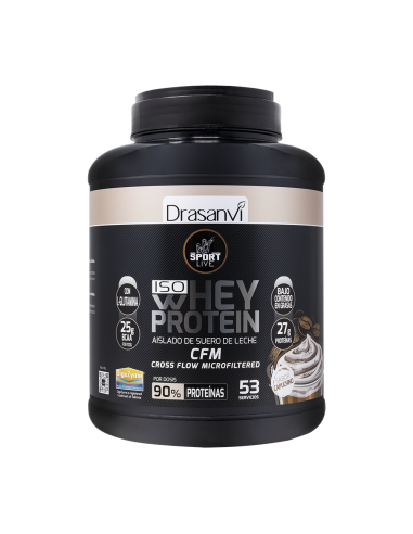 Whey Protein Isolado Cappuccino 1.6Kg Sport Live Drasanvi