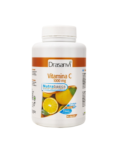 Vitamina C 1000Mg 90 Cápsulas Nutrabasicos Drasanvi