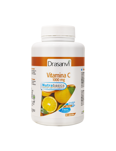 Vitamina C 1000Mg 90 Cápsulas Nutrabasicos Drasanvi