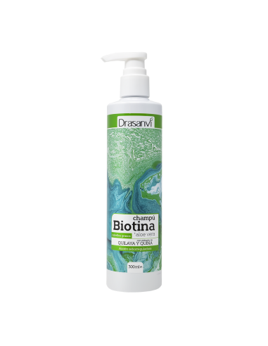 Champu Biotina Y Aloe Vera Cabello Graso 300Ml Bote Drasanvi