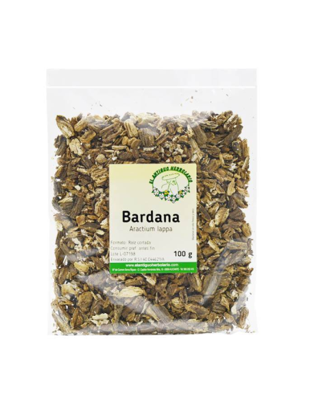 Pacote 4x3 Raiz de Bardana 60g Plantis Artesanía Natural