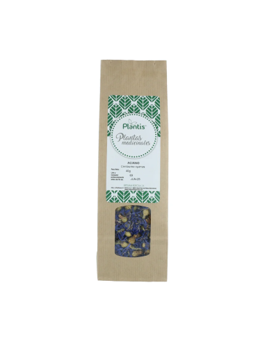 Aciano Flor Bolsa 40 g Plantis Artesanía Natural y Pura