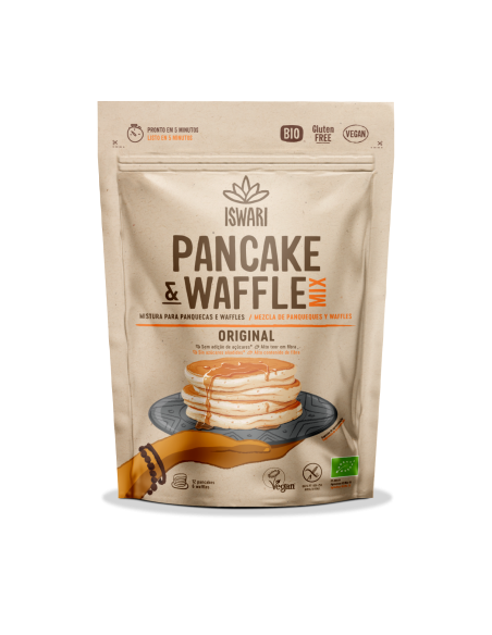 Pancake Original Iswari 300 g  Desayuno Saludable y Natural