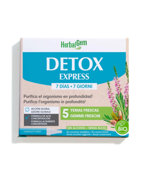 Detox Express Herbalgem: Expositor Completo 6 Referencias