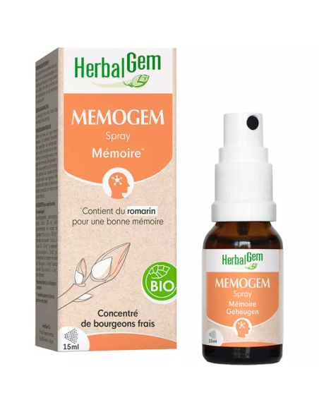 Memogem Gc10 Spray Bio 15 ml Herbalgem  Cuidado Natural